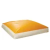 Maxi quadrotto super jumbo arancione panna