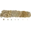 Maxi set perline naturali in legno
