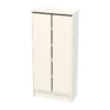Mobile 2 ante cam basic serraturato b.latte b.latte 180h