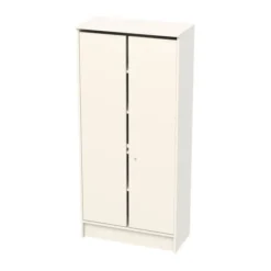 Mobile 2 ante cam basic serraturato b.latte b.latte 180h