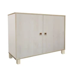 Mobile 2 ante cam premium struttura b.latte cm 79h piedino