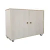 Mobile 2 ante cam premium struttura b.latte cm 79h ruote
