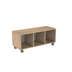 Mobile 3 caselle cam premium cm 45h con ruote - betulla