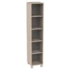 Mobile colonna betulla 5 vani - base con piedino h 182