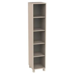 Mobile colonna betulla 5 vani - base con piedino h 182