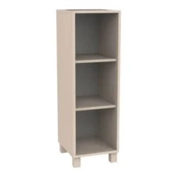Mobile colonna betulla 3 vani - base con piedino h 114
