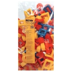 Mobilo costruzioni sacco scuola - 192 pezzi + schede