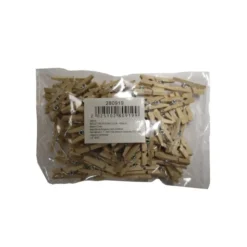 Mollette in legno naturale - cm 2.5