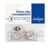 Moschettoni portachiavi 10 pezzi