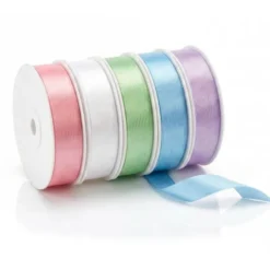Nastri raso borgione colori freddi - 5 bobine