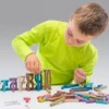 Numeri e regoli in colori montessori