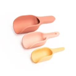 Palette in silicone giallo corallo 3 pezzi