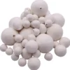 Palline bianche in cellulosa misure assortite - 50 pezzi