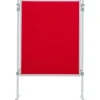 Pannello espositore rosso con piedistallo cm 195 h