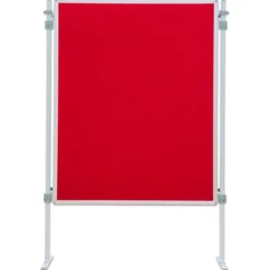 Pannello espositore rosso con piedistallo cm 195 h