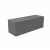 Parallelepipedo agora' grigio scuro