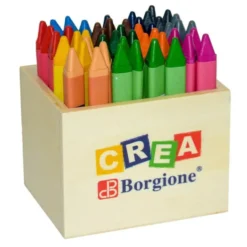 Pastelli a cera triangolari crea borgione 36 pezzi