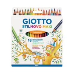 Pastelli giotto stilnovo maxi - 18 pezzi