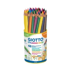 Pastelli giotto stilnovo maxi - 48 pezzi