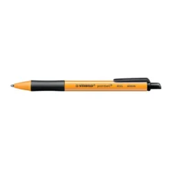 Penna a scatto pointball stabilo nero 1 pezzo