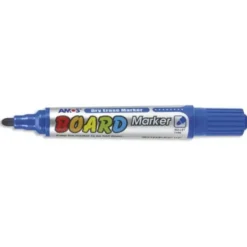Pennarelli punta tonda per lavagna bianca - 12 pezzi blu