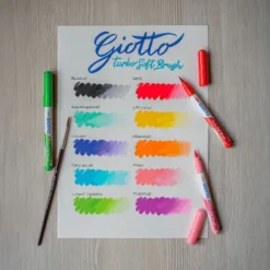 Pennarelli turbo soft brush - 10 colori