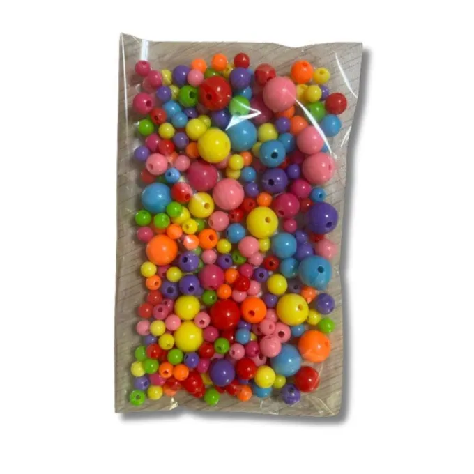 Perline colorate assortite - 240 pezzi