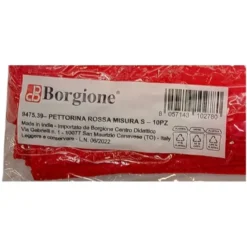 Pettorine rosse s - 10 pezzi