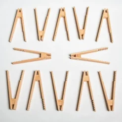 Pinzette in legno per motricità fine