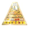 Piramide degli alimenti in legno