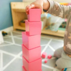 Piramide montessori - rosa