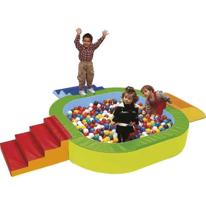 Piscina morbida mare nido con palline