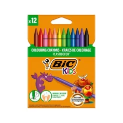 Plastidecor bic kids - 12 pezzi 12 colori