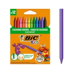 Plastidecor bic kids - 12 pezzi 12 colori