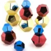 Poligoni metallici colorati