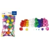 Pompon metallici - 200 pezzi