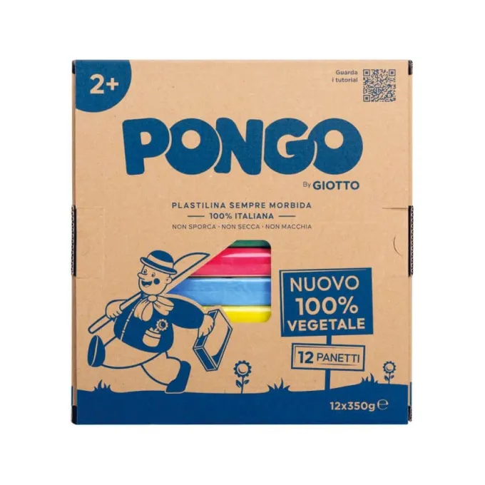 Pongo giotto in 12 colori assortiti