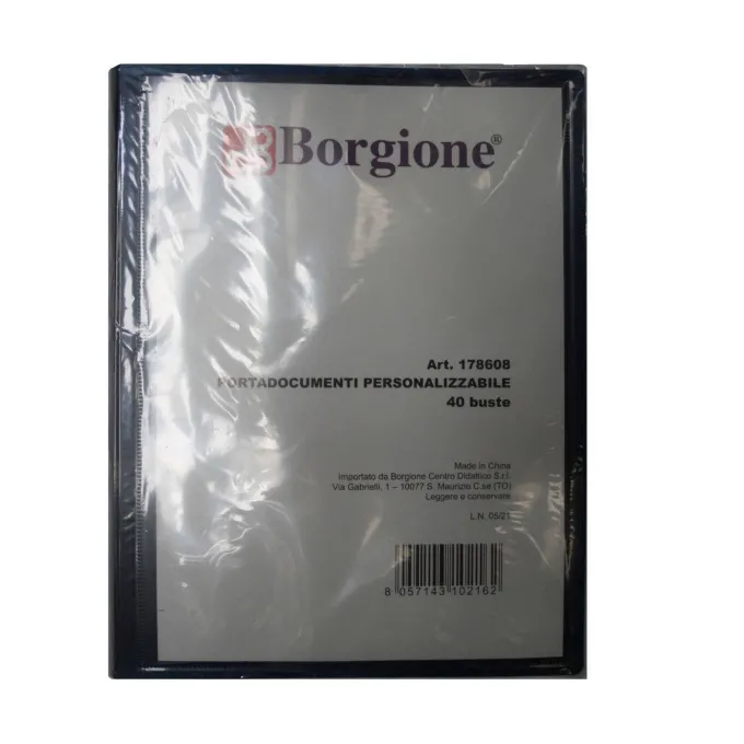 Portadocumenti personalizzabile - 40 buste