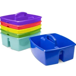 Portatutto con maniglia a 2 scomparti 4 pezzi in 4 colori
