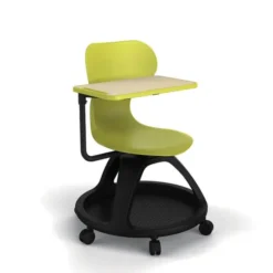 Postazione studente completa verde lime