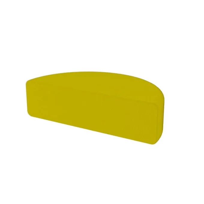 Pouf semicerchio giallo infanzia