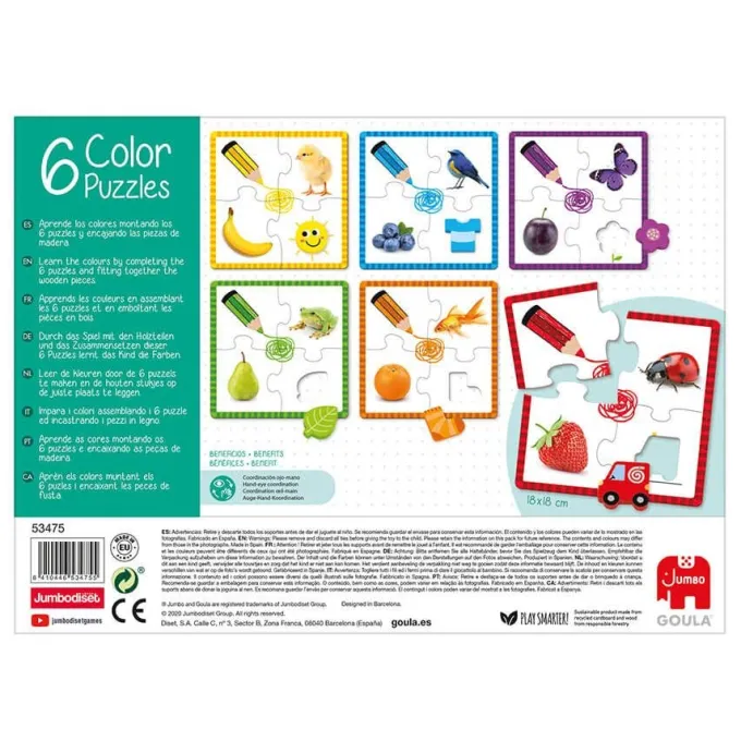 Primi puzzle dei colori