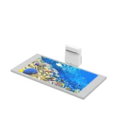 Proiettore epson con tappeto bianco ottico