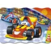 Puzzle da pavimento macchinine in gara