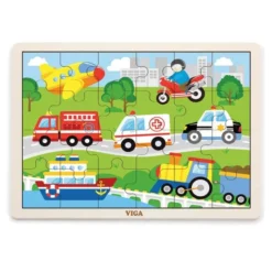 Puzzle dei veicoli - 24 pezzi