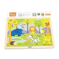 Puzzle il raduno degli animali - 24 pezzi