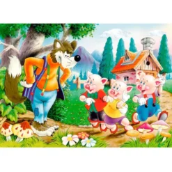 Puzzle i tre porcellini - 60 tessere