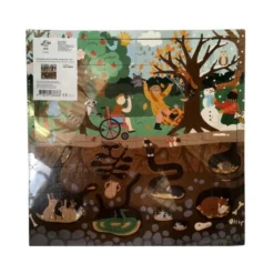 Puzzle sotto sopra foresta