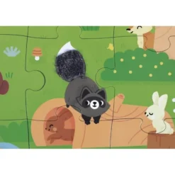 Puzzle tattile animali del bosco
