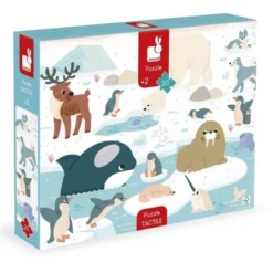 Puzzle tattile animali polari